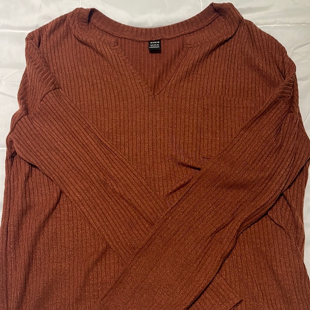 burnt orange long sleeve